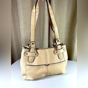 Tignanello beige shoulder bag